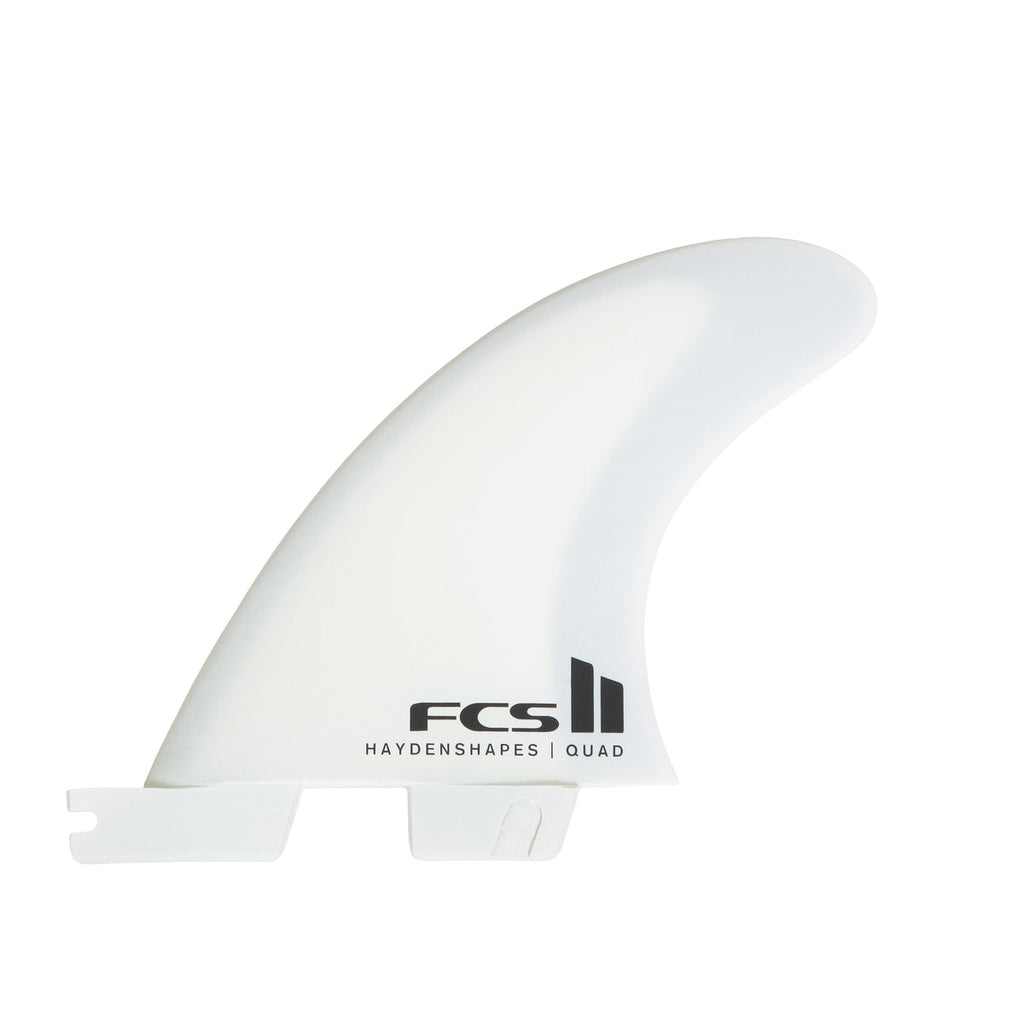 FCS II HS PC TRI QUAD WHITE FIN SET