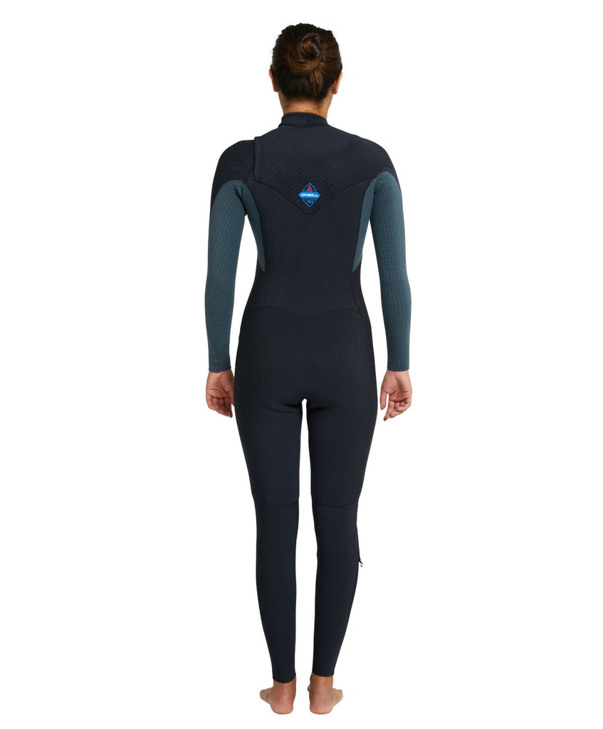 WOMENS HYPERFREAK FIRE 4/3MM STEAMER CHEST ZIP WETSUIT