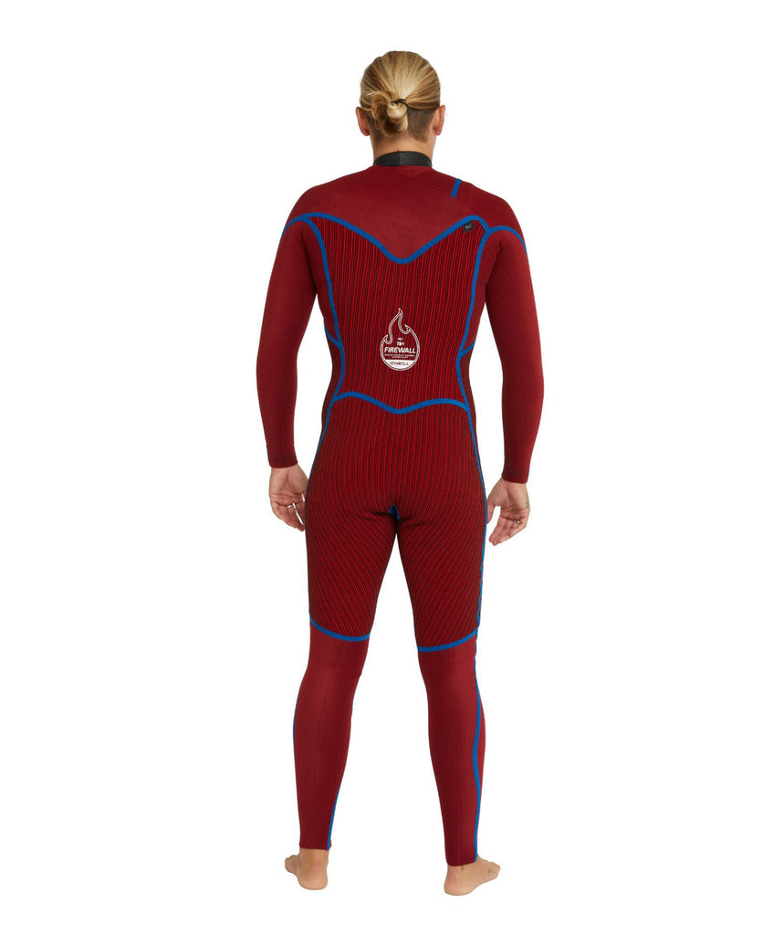 WOMENS HYPERFREAK FIRE 4/3MM STEAMER CHEST ZIP WETSUIT